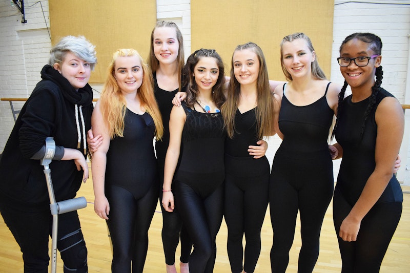 (Left to right) Anastasia Fennelly, Grace Wilkes, Maria Iwanejko, Androulla Kyriakou, Olivia O’ Brien, Mia Brown and Zoe Williams